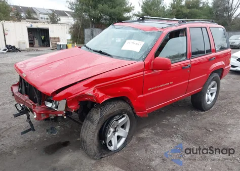 1996 Jeep Grand Cherokee Limited из США, поврежденный, VIN 1J4GZ78Y0TC382597
